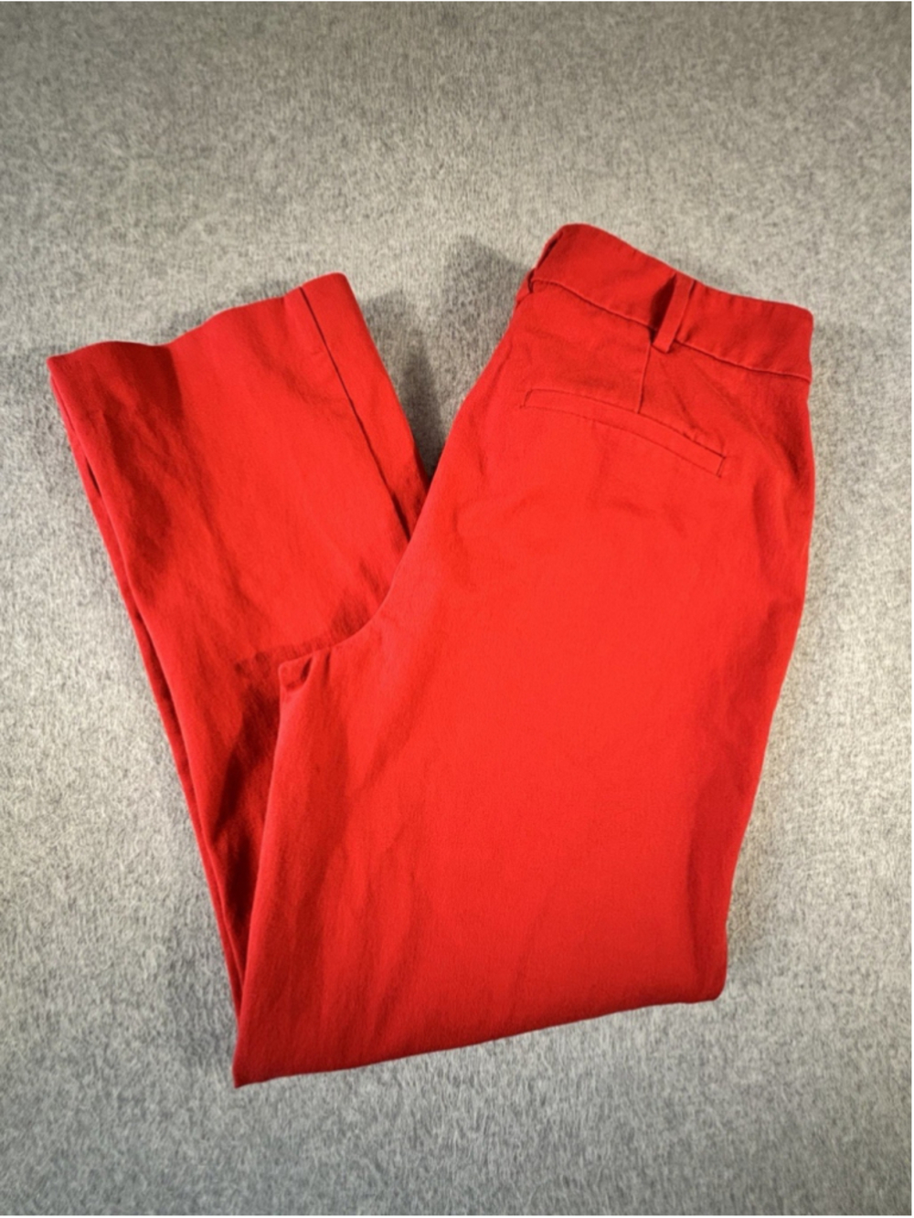 Maeve Anthropologie Womens Size 10 Red Velvet Flare Leg Dress Pants Trousers